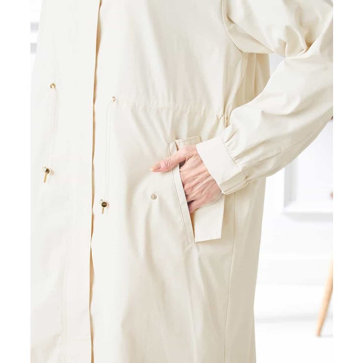 ドロストフーディーロングコート | a.v.v【WOMEN】 | 詳細画像18 