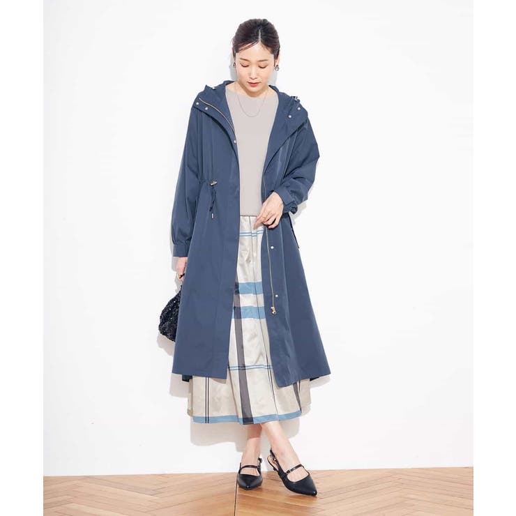 ドロストフーディーロングコート | a.v.v【WOMEN】 | 詳細画像2 