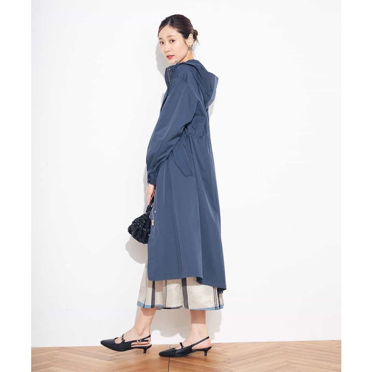 ドロストフーディーロングコート | a.v.v【WOMEN】 | 詳細画像3 