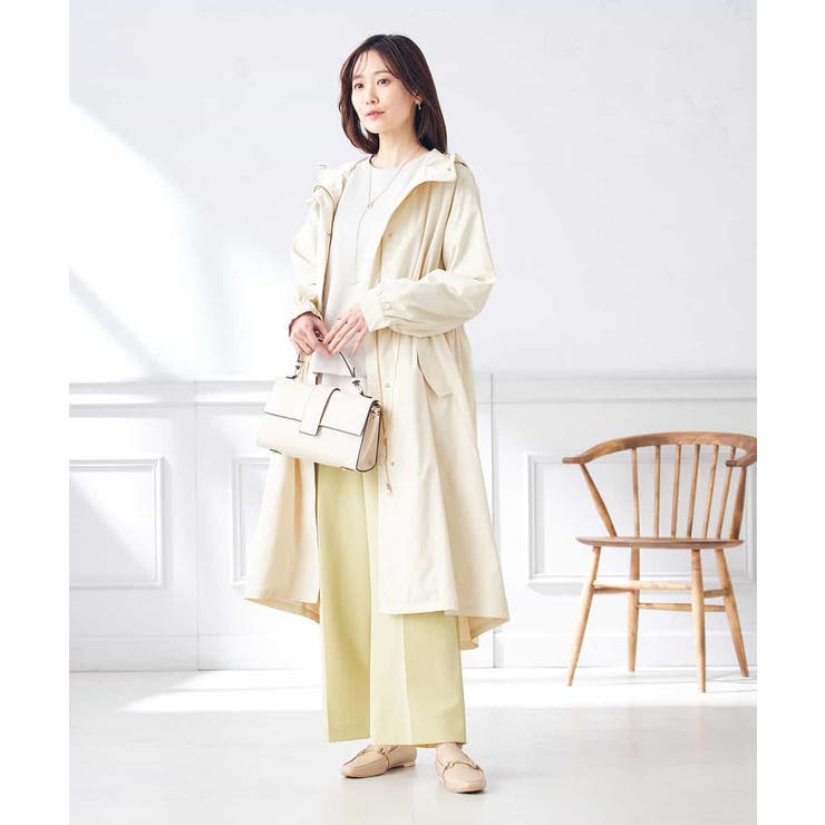 ドロストフーディーロングコート | a.v.v【WOMEN】 | 詳細画像5 