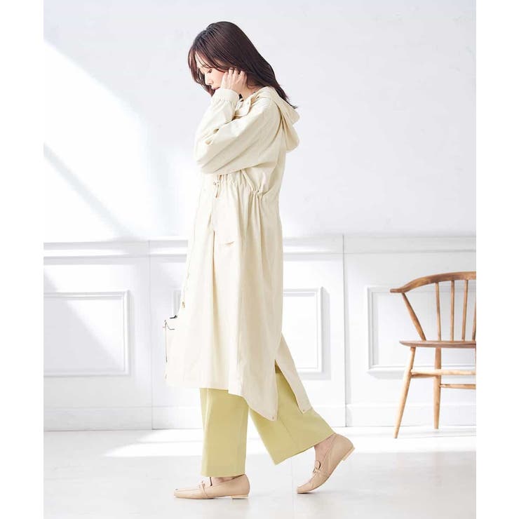 ドロストフーディーロングコート | a.v.v【WOMEN】 | 詳細画像6 