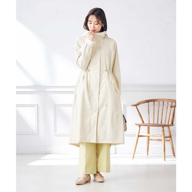 ドロストフーディーロングコート | a.v.v【WOMEN】 | 詳細画像7 