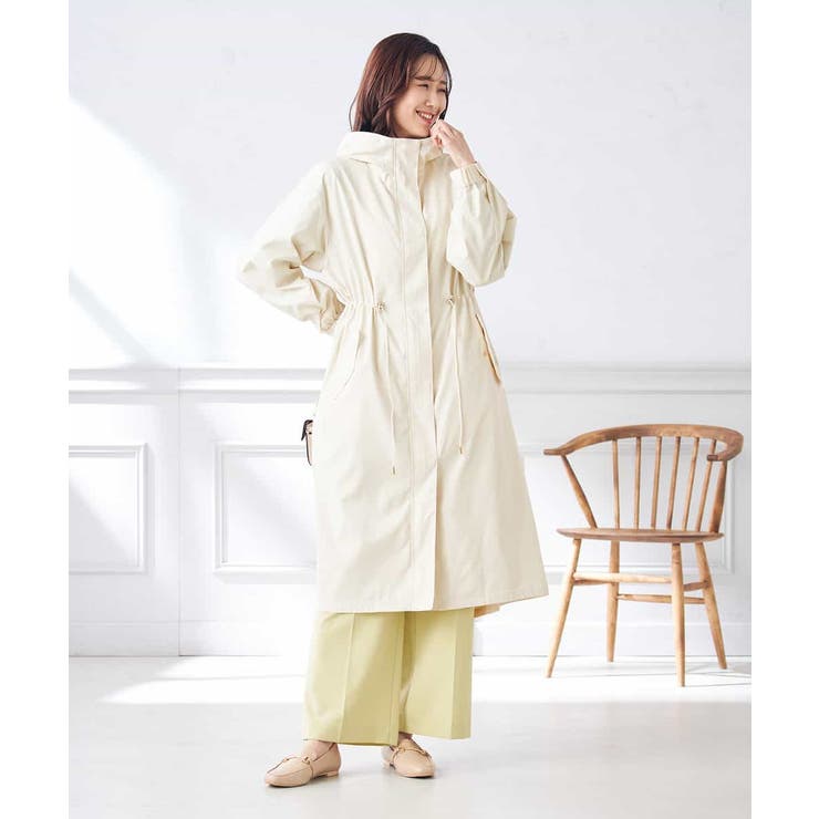 ドロストフーディーロングコート | a.v.v【WOMEN】 | 詳細画像9 