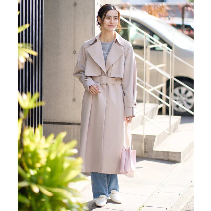 ゆるロングトレンチコート | a.v.v【WOMEN】 | 詳細画像5 