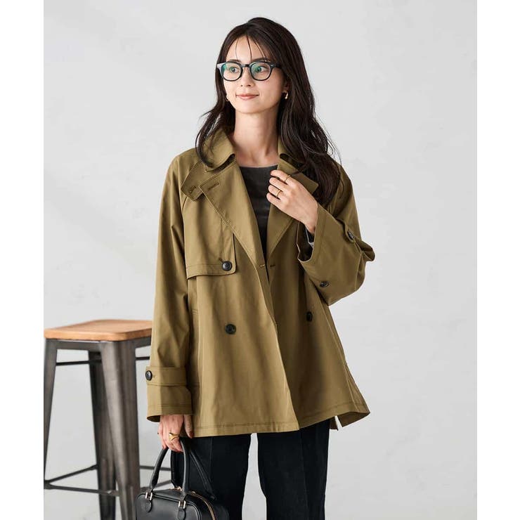 【微撥水】ミドルトレンチコート | a.v.v【WOMEN】 | 詳細画像1 