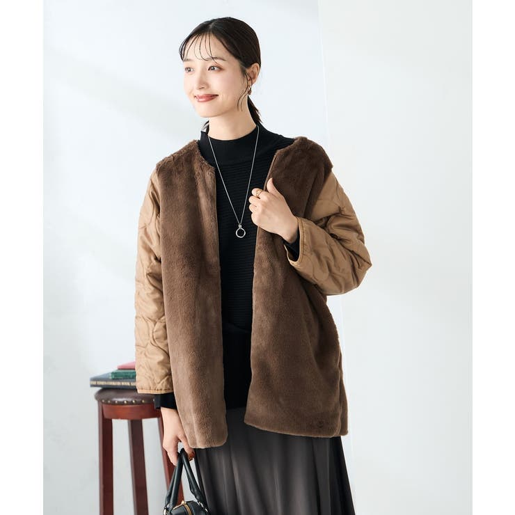 ライナー付きモッズコート | a.v.v【WOMEN】 | 詳細画像21 