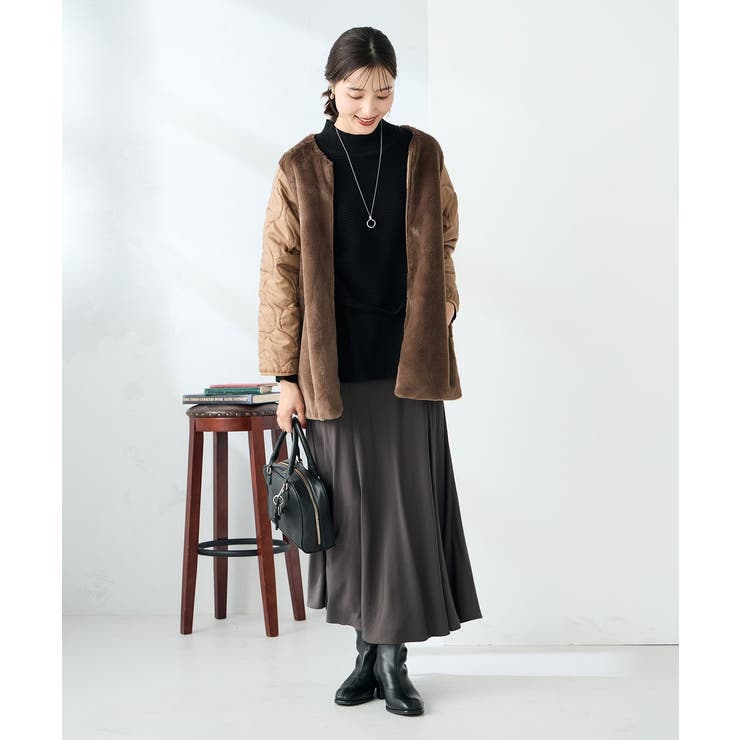 ライナー付きモッズコート | a.v.v【WOMEN】 | 詳細画像23 