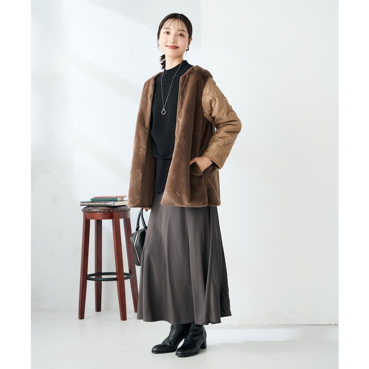 ライナー付きモッズコート | a.v.v【WOMEN】 | 詳細画像24 