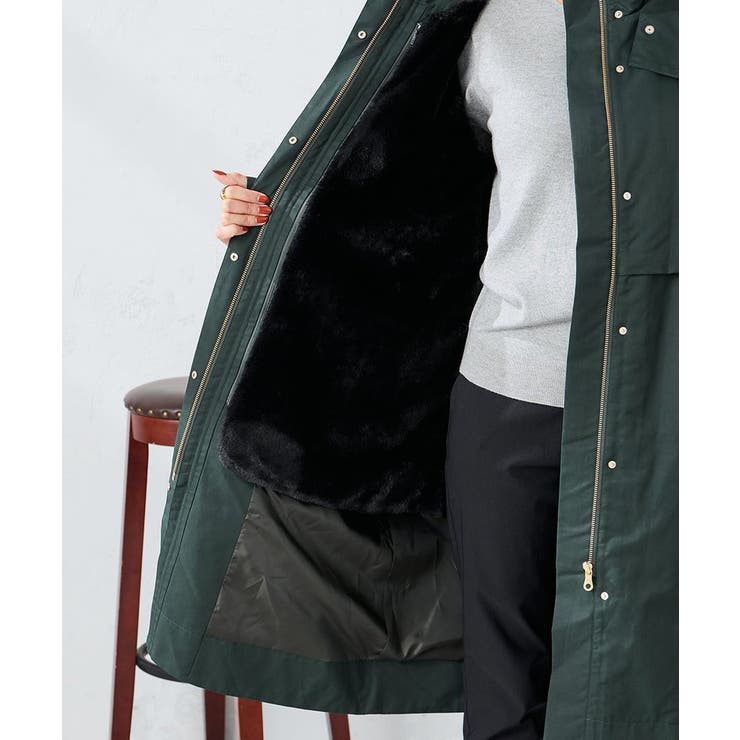 ライナー付きモッズコート | a.v.v【WOMEN】 | 詳細画像33 