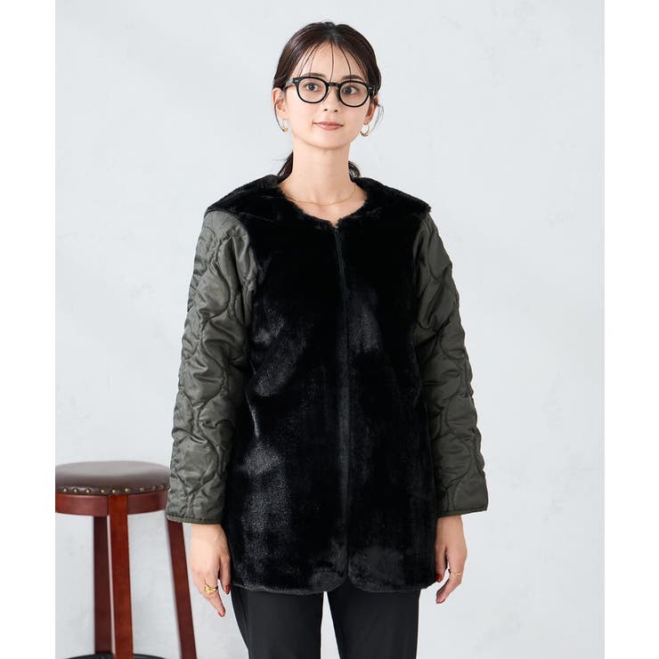 ライナー付きモッズコート | a.v.v【WOMEN】 | 詳細画像35 