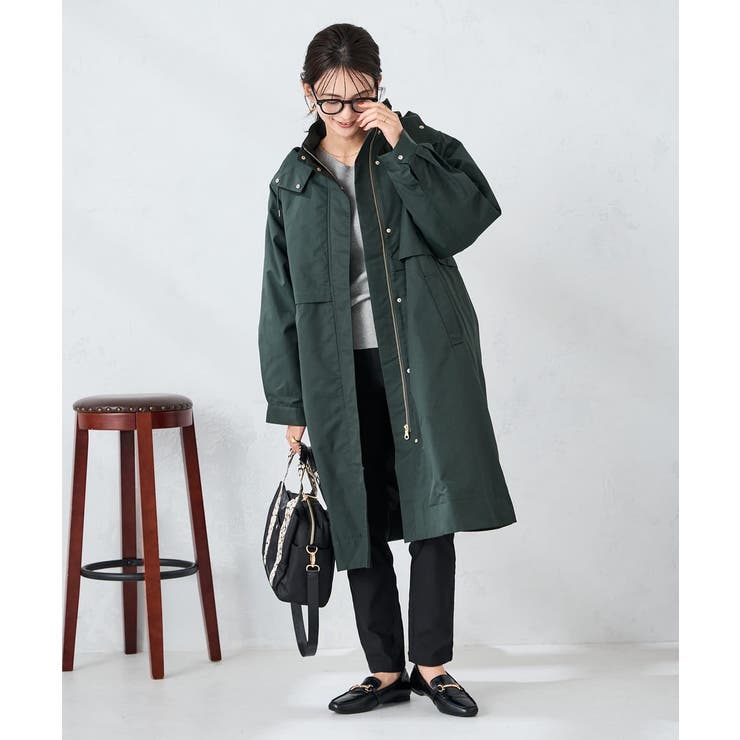 グリーン | ライナー付きモッズコート | a.v.v【WOMEN】