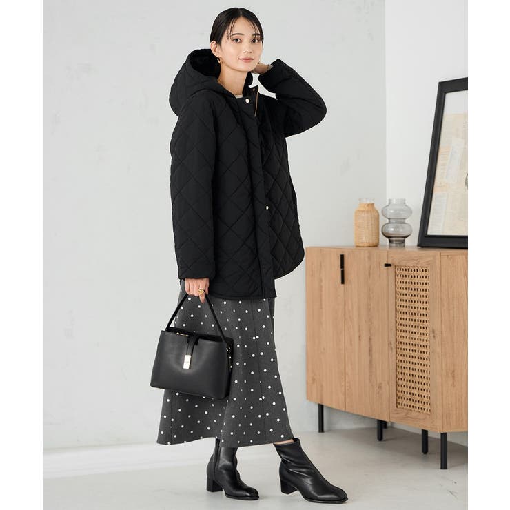 キルティングミドルコート | a.v.v【WOMEN】 | 詳細画像4 