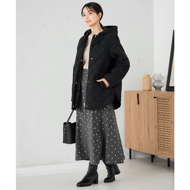 キルティングミドルコート | a.v.v【WOMEN】 | 詳細画像6 