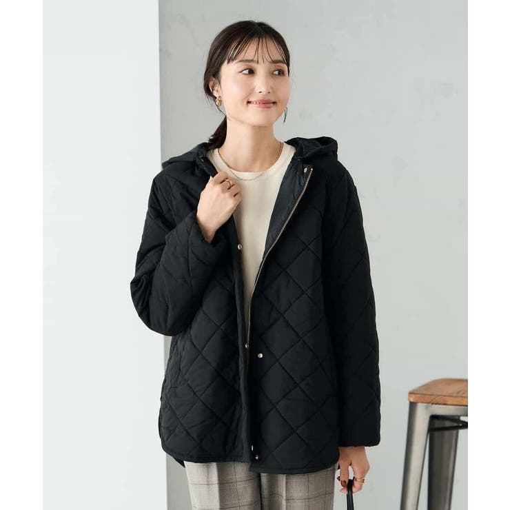 キルティングミドルコート | a.v.v【WOMEN】 | 詳細画像8 