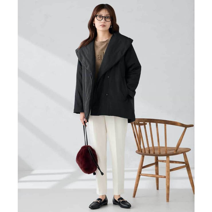 ショールカラー中綿コート | a.v.v【WOMEN】 | 詳細画像19 