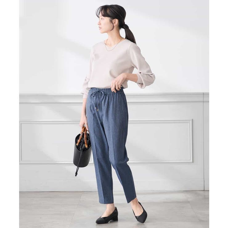 【低身長サイズ】【洗える/UVカット】Vネックパフスリーブニット | a.v.v【WOMEN】 | 詳細画像18 
