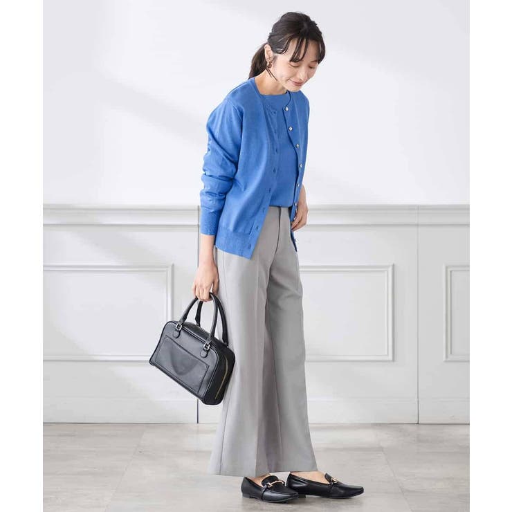 【低身長サイズ】【WEB限定 洗える UVカット】ボートネックパフスリーブニット | a.v.v【WOMEN】 | 詳細画像16 