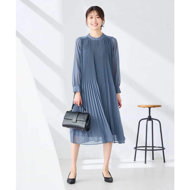 【WEB限定】ランダムプリーツワンピース | a.v.v【WOMEN】 | 詳細画像3 