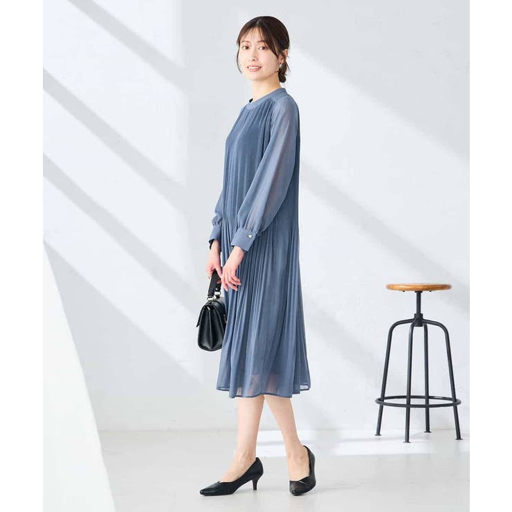 【WEB限定】ランダムプリーツワンピース | a.v.v【WOMEN】 | 詳細画像4 