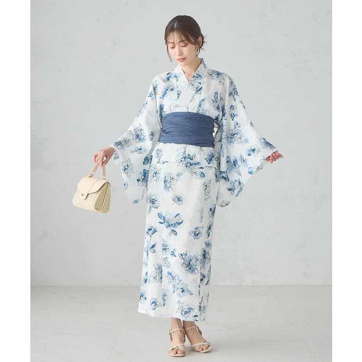 二部式で簡単に着られる！セパレート浴衣 3点セット【接触冷感 洗える | a.v.v【WOMEN】 | 詳細画像16 
