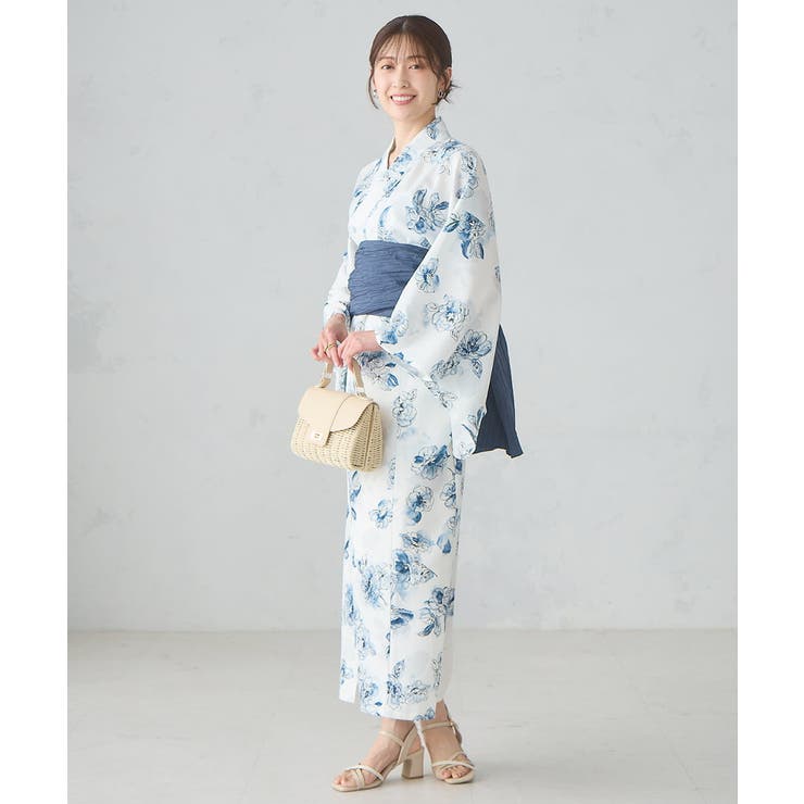 二部式で簡単に着られる！セパレート浴衣 3点セット【接触冷感 洗える | a.v.v【WOMEN】 | 詳細画像17 
