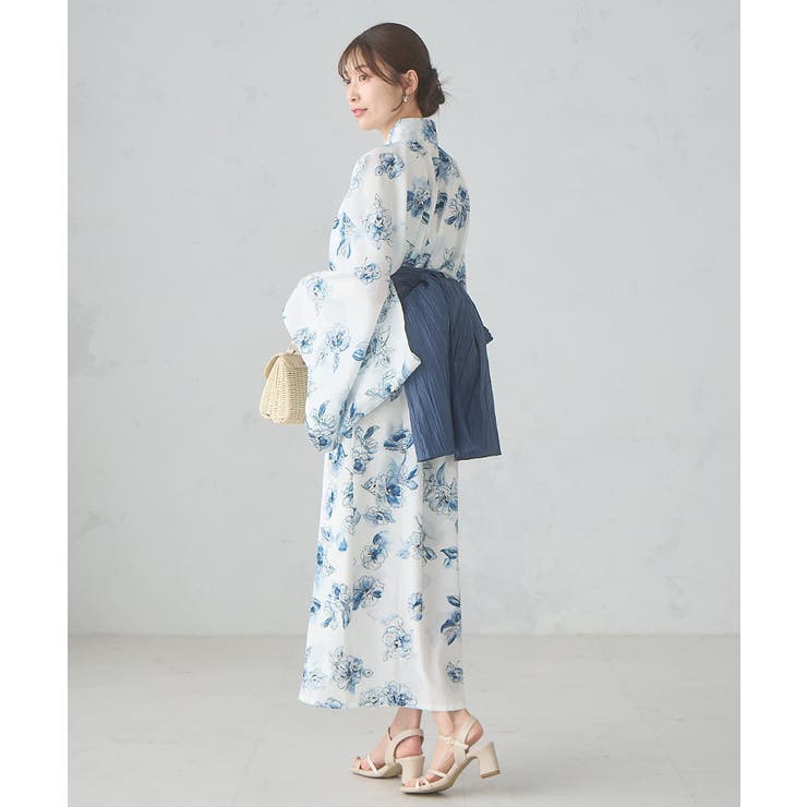二部式で簡単に着られる！セパレート浴衣 3点セット【接触冷感 洗える | a.v.v【WOMEN】 | 詳細画像18 