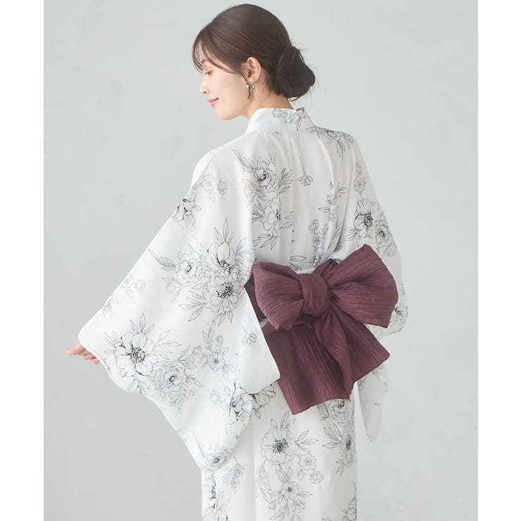 二部式で簡単に着られる！セパレート浴衣 3点セット【接触冷感 洗える | a.v.v【WOMEN】 | 詳細画像24 