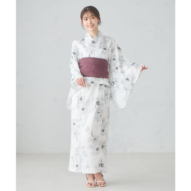 二部式で簡単に着られる！セパレート浴衣 3点セット【接触冷感 洗える | a.v.v【WOMEN】 | 詳細画像27 