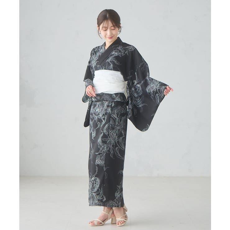 二部式で簡単に着られる！セパレート浴衣 3点セット【接触冷感 洗える | a.v.v【WOMEN】 | 詳細画像38 