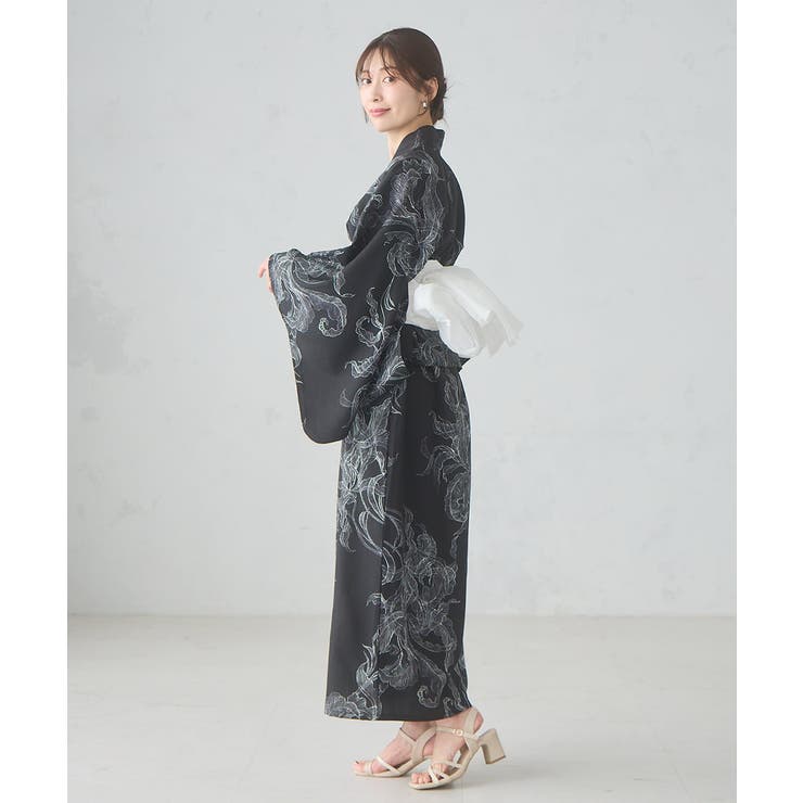 二部式で簡単に着られる！セパレート浴衣 3点セット【接触冷感 洗える | a.v.v【WOMEN】 | 詳細画像39 