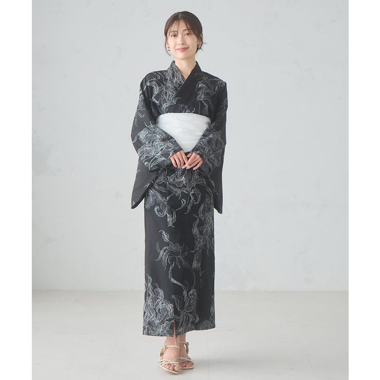 二部式で簡単に着られる！セパレート浴衣 3点セット【接触冷感 洗える | a.v.v【WOMEN】 | 詳細画像41 