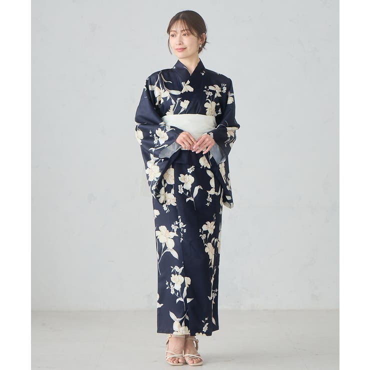 二部式で簡単に着られる！セパレート浴衣 3点セット【接触冷感 洗える | a.v.v【WOMEN】 | 詳細画像7 