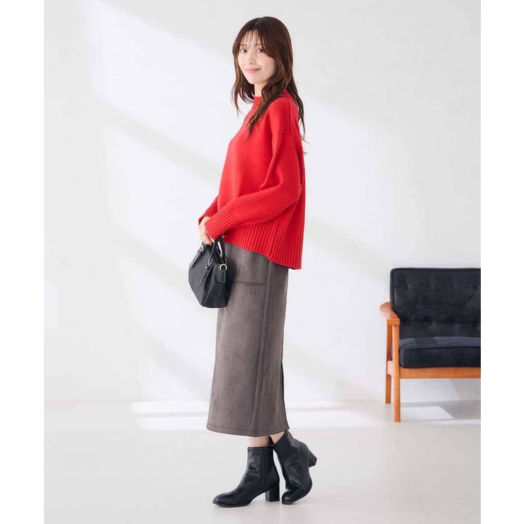 【WEB限定】クロップドバックスリットニット | a.v.v【WOMEN】 | 詳細画像10 