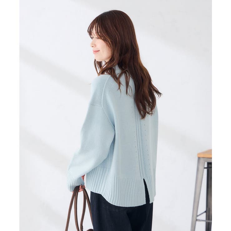 【WEB限定】クロップドバックスリットニット | a.v.v【WOMEN】 | 詳細画像19 