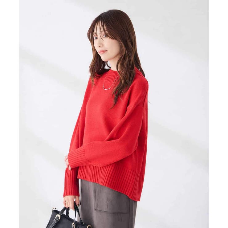 【WEB限定】クロップドバックスリットニット | a.v.v【WOMEN】 | 詳細画像2 