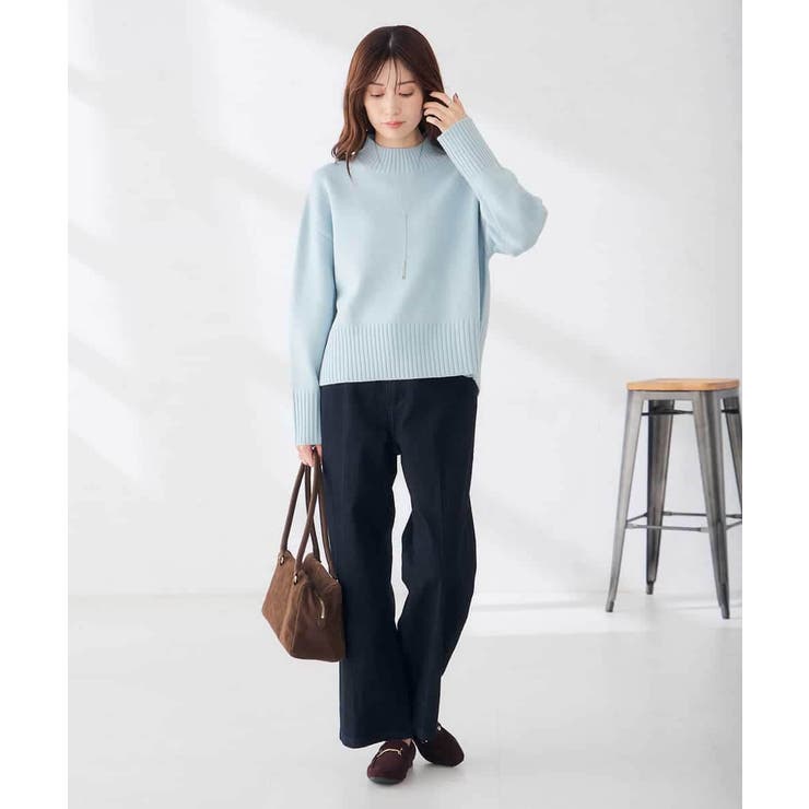 【WEB限定】クロップドバックスリットニット | a.v.v【WOMEN】 | 詳細画像20 