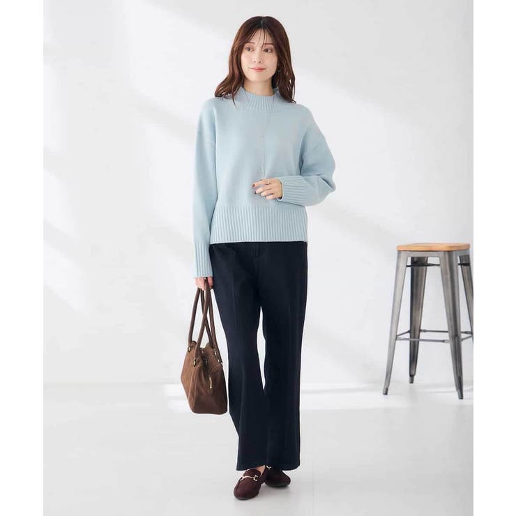 【WEB限定】クロップドバックスリットニット | a.v.v【WOMEN】 | 詳細画像21 