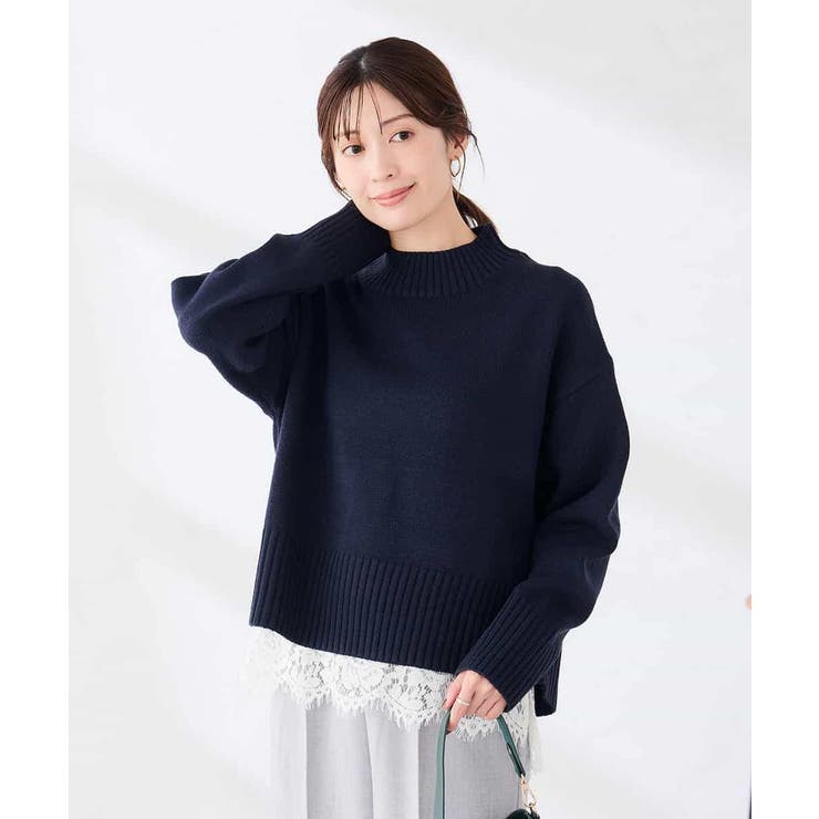 【WEB限定】クロップドバックスリットニット | a.v.v【WOMEN】 | 詳細画像26 