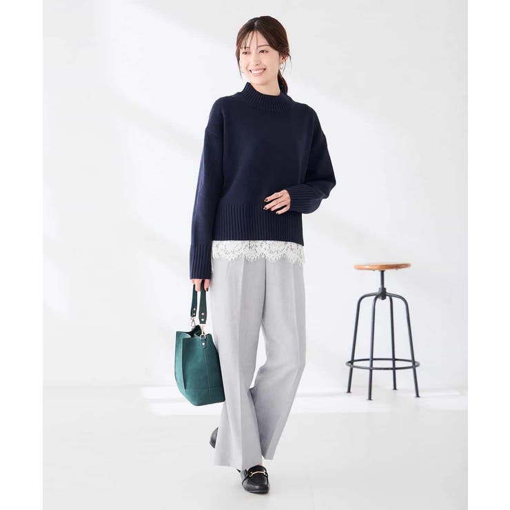 【WEB限定】クロップドバックスリットニット | a.v.v【WOMEN】 | 詳細画像27 