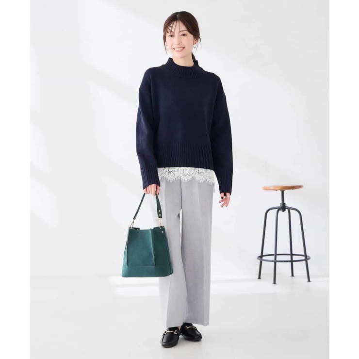 【WEB限定】クロップドバックスリットニット | a.v.v【WOMEN】 | 詳細画像28 