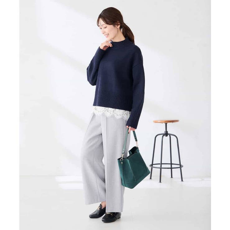【WEB限定】クロップドバックスリットニット | a.v.v【WOMEN】 | 詳細画像29 