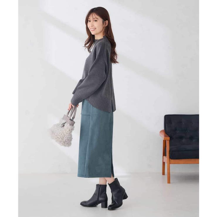 【WEB限定】クロップドバックスリットニット | a.v.v【WOMEN】 | 詳細画像42 