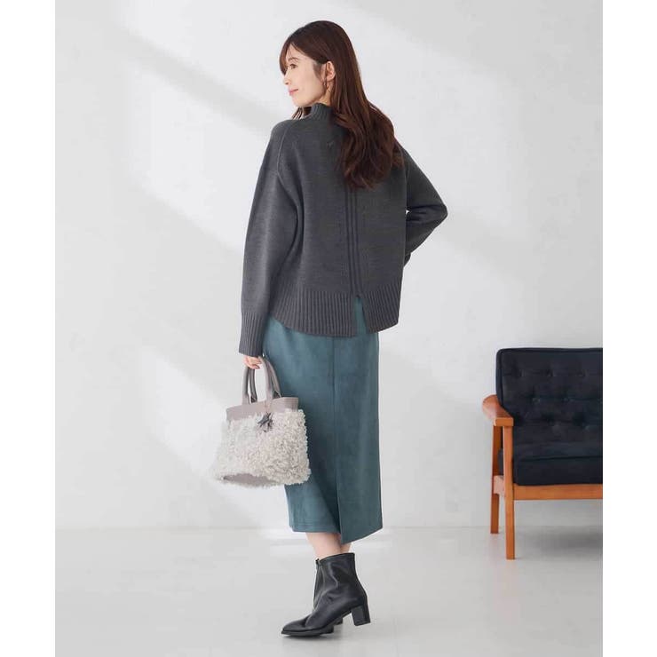 【WEB限定】クロップドバックスリットニット | a.v.v【WOMEN】 | 詳細画像43 