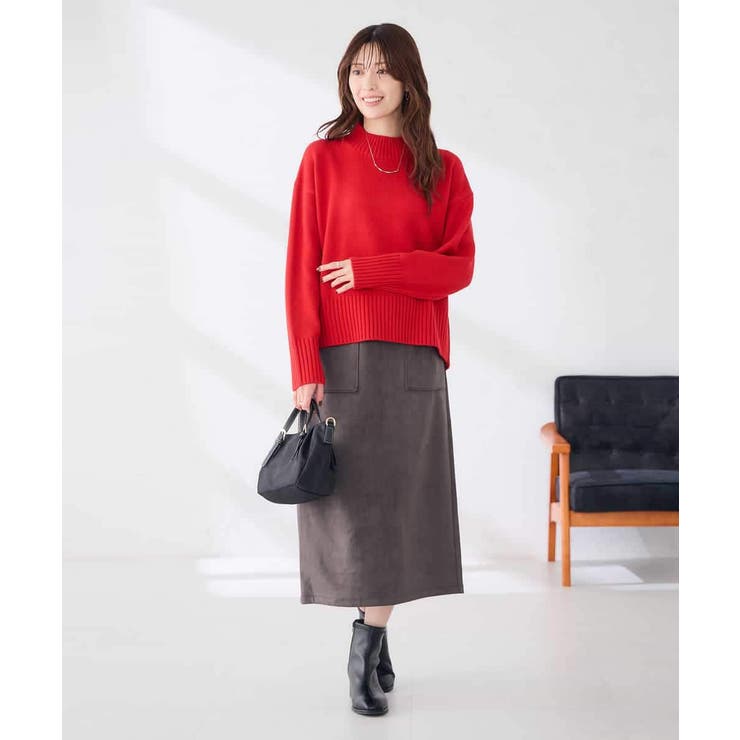 【WEB限定】クロップドバックスリットニット | a.v.v【WOMEN】 | 詳細画像6 