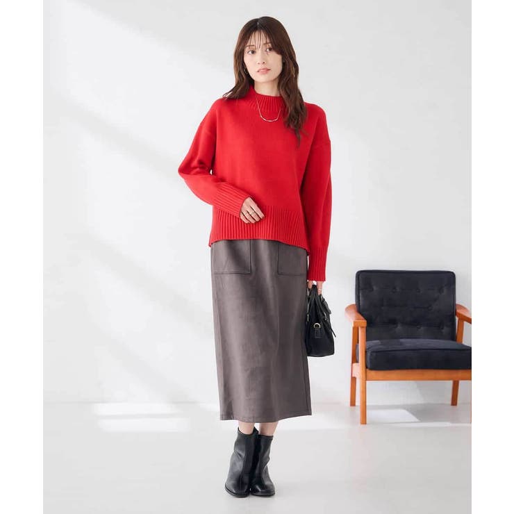 【WEB限定】クロップドバックスリットニット | a.v.v【WOMEN】 | 詳細画像8 