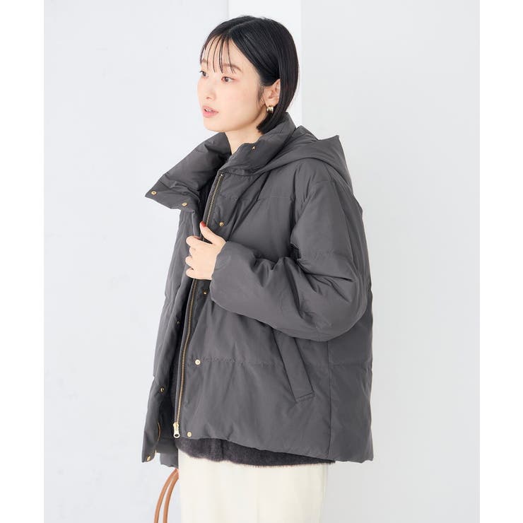 【WEB限定】2WAY スタンドネック ショート ダウン ジャケット | a.v.v【WOMEN】 | 詳細画像20 