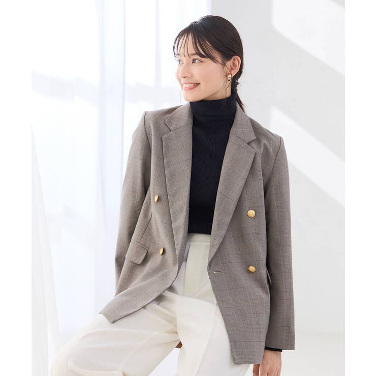 【WEB限定】Wブレスト ジャケット | a.v.v【WOMEN】 | 詳細画像1 