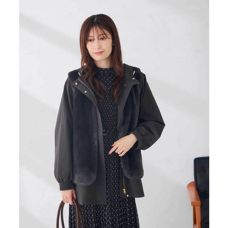 【WEB限定】マルチウェイ ライナー付きフーテッドブルゾン | a.v.v【WOMEN】 | 詳細画像2 