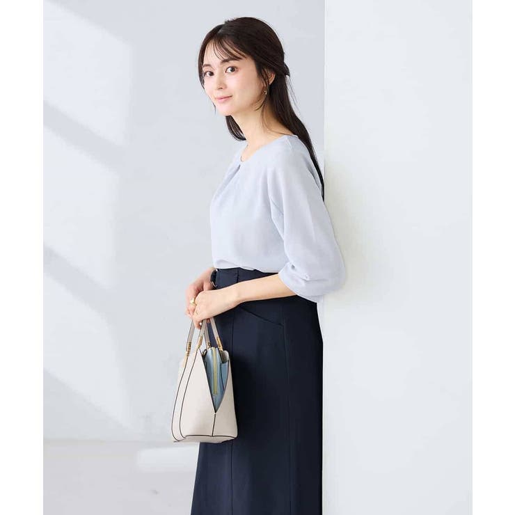 【WEB限定/洗える】タックスリーブカットソー | a.v.v【WOMEN】 | 詳細画像12 