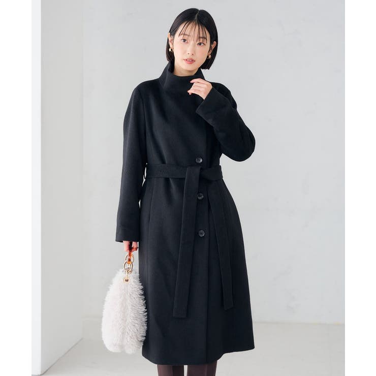 【WEB限定】2WAY 折り返し ラペル ロング コート | a.v.v【WOMEN】 | 詳細画像27 